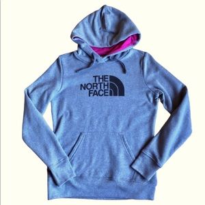 NORTH FACE Hoodie Pullover Sweatshirt Gray Small Women’s